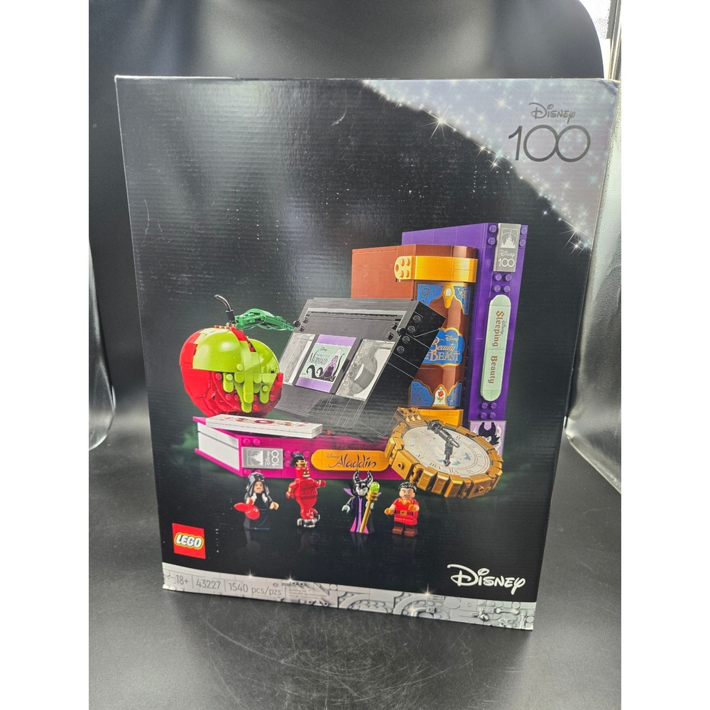 LEGO Disney Villain Icons 43227 100th Anniversary Set 1540 Pieces New